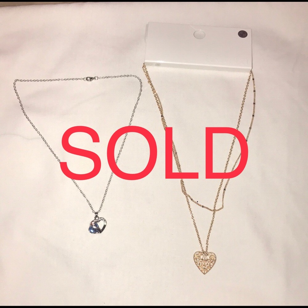 SOLD new heart necklaces